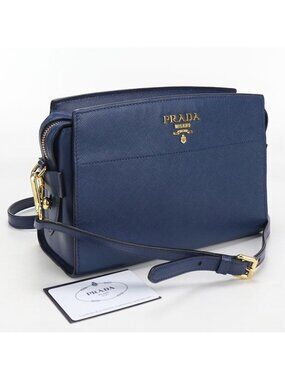 Prada Crossbody Shoulder Bag Saffiano Leather